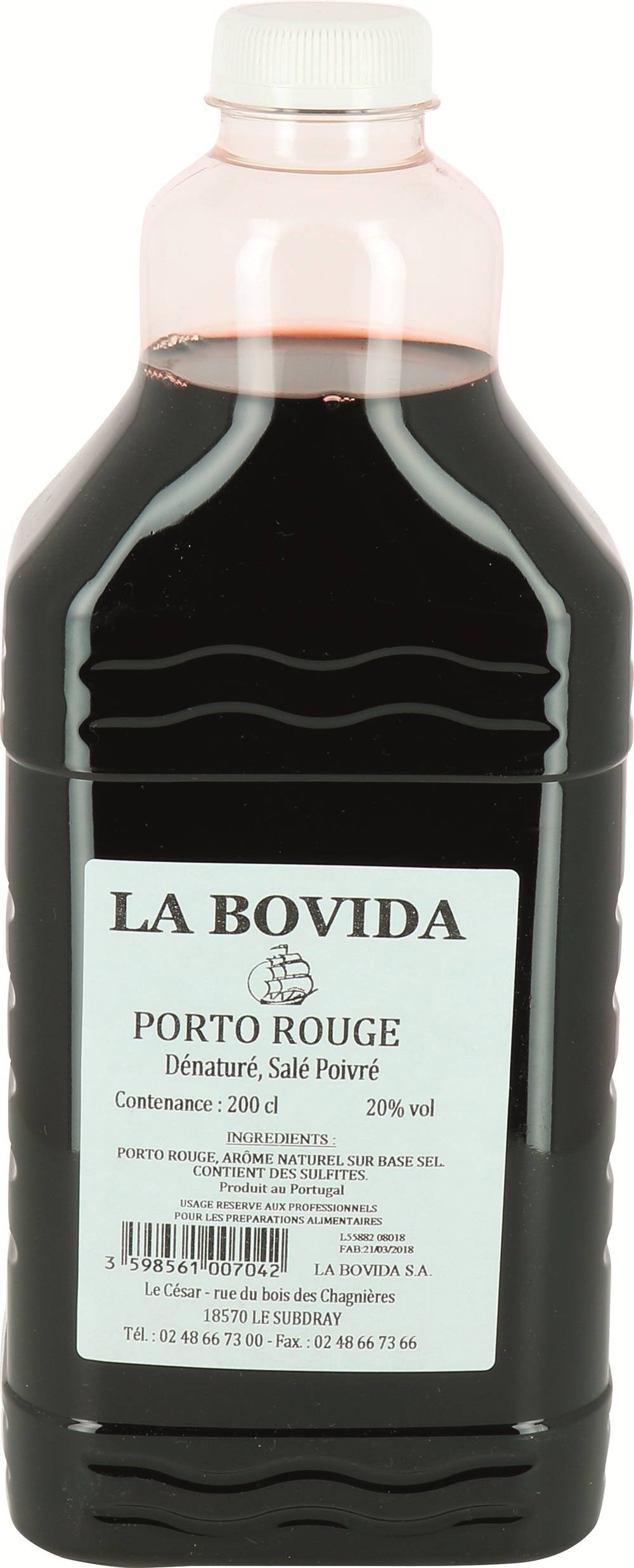 Porto Rouge 20° - par 2 L